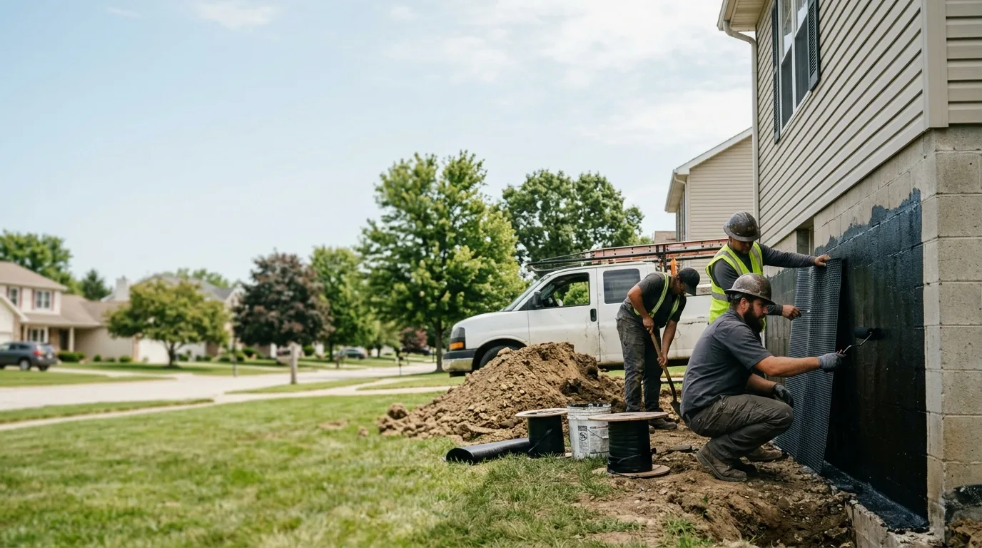 Basement Waterproofing in Little York, IL near me